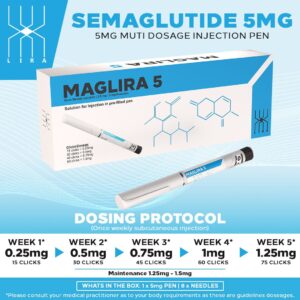 U.P.A SEMAGLUTIDE 5MG ( MAGLIRA )  R 2100