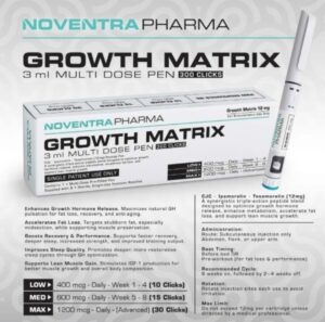 NOVENTRA PHARMA GROWTH MATRIX 12MG PEN - R 2200