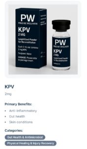 PW - KPV 2MG VIAL R 350