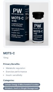 PW - MOTS - C 10MG VIALR - R 630