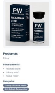 PW - PROSTAMAX 20MG VIAL - R 470