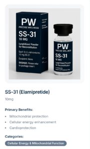 PW - SS-31 10MG VIAL -  R 900